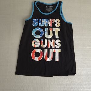 Mens Fifth Sun Suns Out Guns Out Tank Top Medium